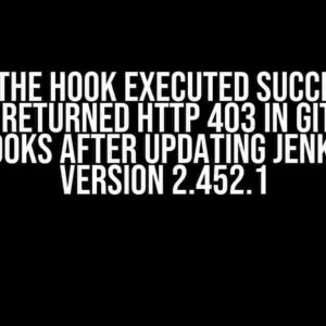 Solving the Hook Executed Successfully but Returned HTTP 403 in Gitlab Webhooks after Updating Jenkins to Version 2.452.1